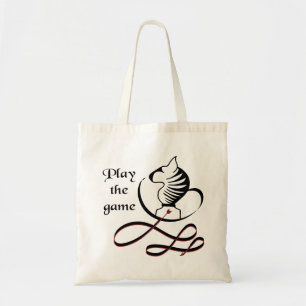 Speel de GAME Bull Terrier af Tote Bag