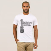 Speel de gitaar zoals er geen morgen is t-shirt (Voorkant volledig)