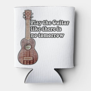 Speel de gitaar zoals er morgen geen is. vintage blikjeskoeler