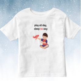 Speel de hele dag kinder shirts