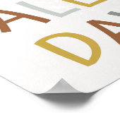 Speel de hele dag kleurrijke Kinder ruimte wanddec Poster (Hoek)