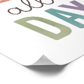 Speel de hele dag Regenboog Poster (Hoek)