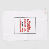 Speel de Lange Golfhanddoek (Horizontaal)