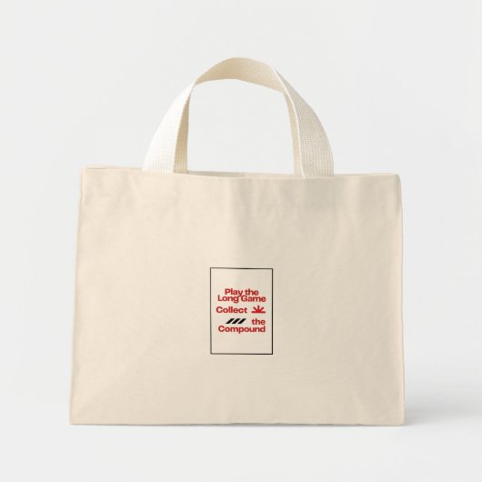 Speel de Lange Termijn Mini Tote Bag (Voorkant)