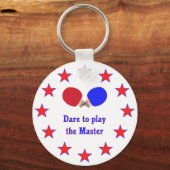 Speel de Master Ping Pong Sleutelhanger (Voorkant)