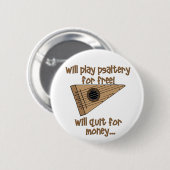 Speel de slagader gratis ronde button 5,7 cm (Voorkant /achterkant)