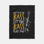 Speel de tas niet uit de weg. fleece deken (Voorkant)