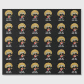 Speel die schimmelmuziek Funny Mushroom Pun Dark B Cadeaupapier (Vlak)