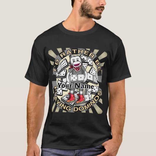 Speel Dominostenen   T-shirt (Voorkant)