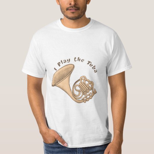 Speel een hoorn t-shirt (Voorkant)