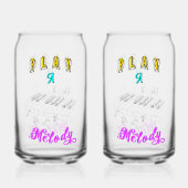 Speel een melodie blikvorm glas (Voorkant)