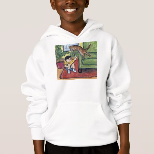 Speel games met Cat Lover Custom Art Hoodie (Voorkant)