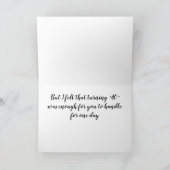 SPEEL GEEN LIEDJE **40ste VERJAARDAG KAART** Kaart (Binnen)