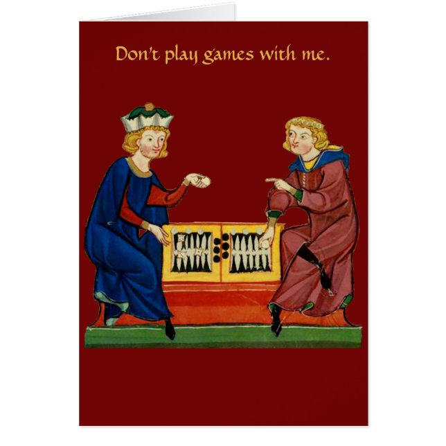 Speel geen spelletjes met mij. (Voorkant)