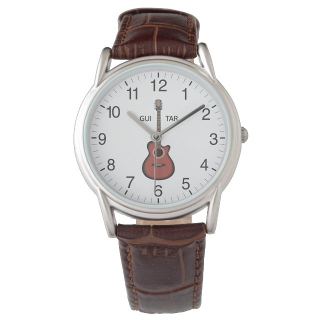 Speel gewoon gitaar horloge (Voorkant)