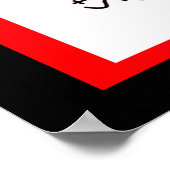 Speel goed werk Hard Blijf in de buurt van Poster  (Hoek)