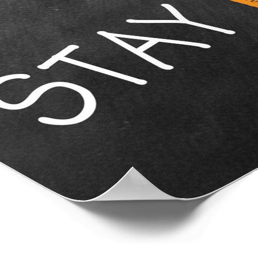 Speel goed werk Hard Blijf in de buurt van Poster (Hoek)