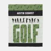 Speel Golf 🏌️ ♂️ Fleece Deken (Voorkant)