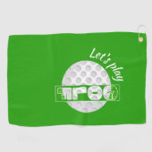 Speel Golf Split Afbeelding golfbal Golfhanddoek (Horizontaal)