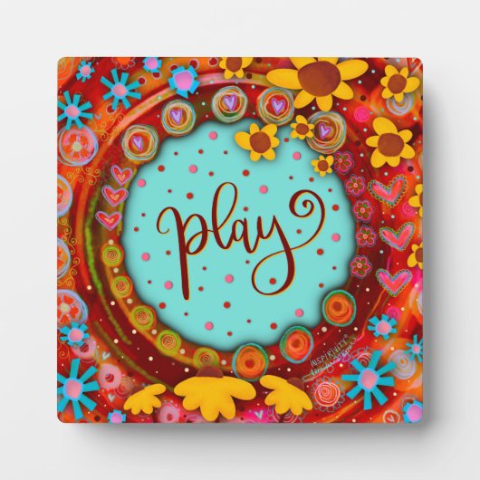 Speel grillig plezier Schattigee bloemencultuur Fotoplaat (Voorkant)