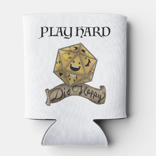 Speel hard - Die Happy Koelbox Blikjeskoeler (Achterkant)