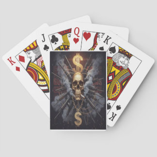 Speel hard katd pokerkaarten
