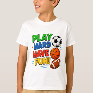 🎮 Speel Hard Leuk Kind Geschenk ⭐ T-shirt