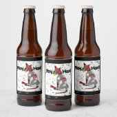 Speel Hard, naam en stijl Bier Etiket (Flessen)