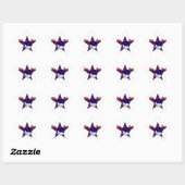 Speel Hard Softball en de Sticker van de Ster van (Vel)