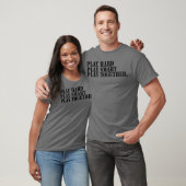 Speel hard speel slim speel samen jongen t-shirt (Unisex)