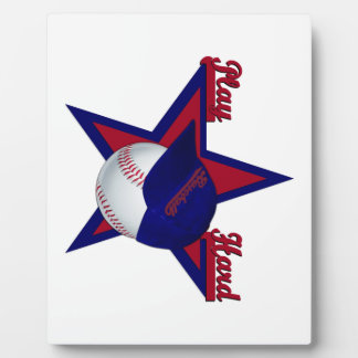 Speel Harde Softball en Pet Plaque Fotoplaat