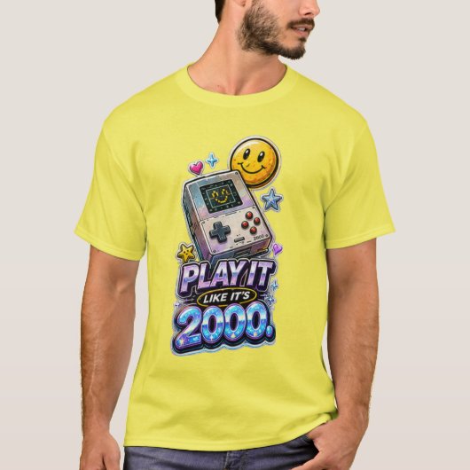 Speel het alsof het 2000 is t-shirt (Voorkant)