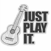 Speel het gewoon af Sticker (Voorkant)