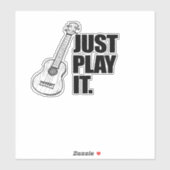 Speel het gewoon af Sticker (Vel)