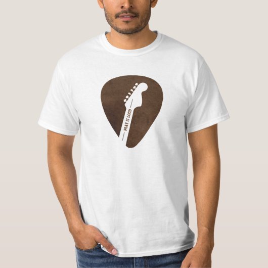 Speel het luid t-shirt (Voorkant)