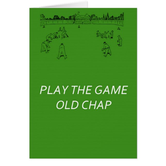 Speel het oude spel (Voorkant)