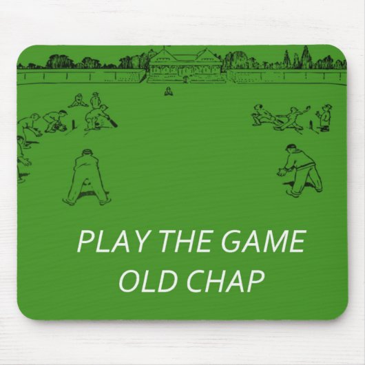 Speel het oude spel muismat (Voorkant)