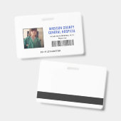 Speel het PC-logo van Play Doctor (Horizontaal) vo Badge (Voor- en achterkant)