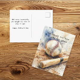 Speel het spel Baseball Vaderdag Briefkaart