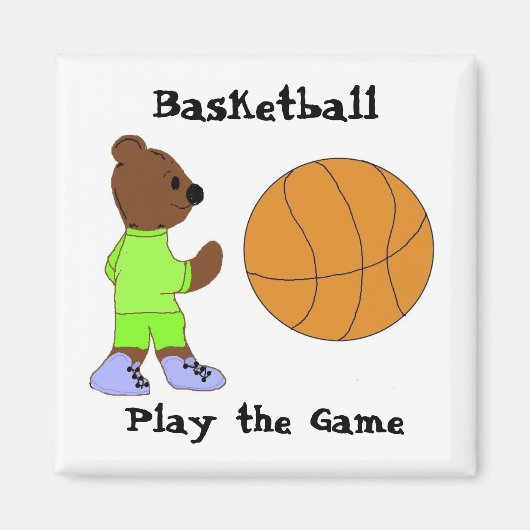 Speel het spel, Basketbal Magneet (Voorkant)