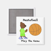 Speel het spel, Basketball Magneet (Voorkant / Achterkant)