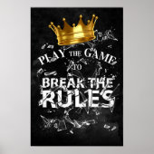 Speel het spel Breek de regels - King Mode Poster (Voorkant)
