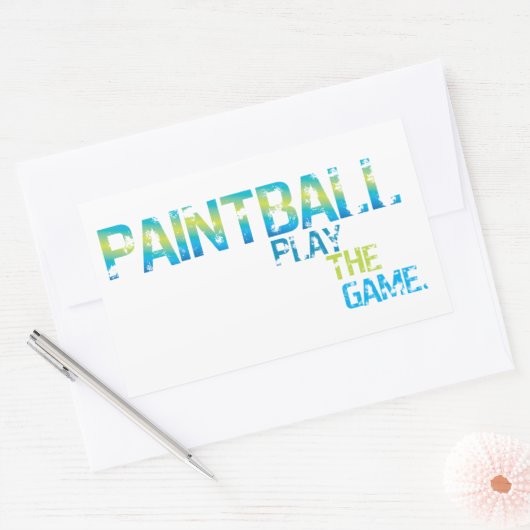 Speel het spel Paintball Sticker (Envelop)