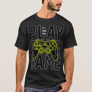 speel het spel typografie grafisch t-shirt ontwerp