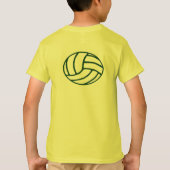 Speel het T-shirt van het volleybal Kind (Achterkant)