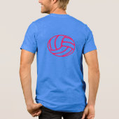 Speel het T-shirt van volleybal Mannen (Achterkant)