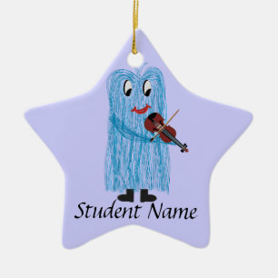 Speel het Violin/Viola, krijg een warm gevoel van  Keramisch Ornament