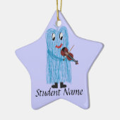 Speel het Violin/Viola, krijg een warm gevoel van  Keramisch Ornament (Links)