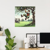 Speel het waar het ligt - Golf Art Print (Thuiskantoor)