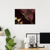 Speel het weer eens fijn fractale kunst poster (Thuiskantoor)